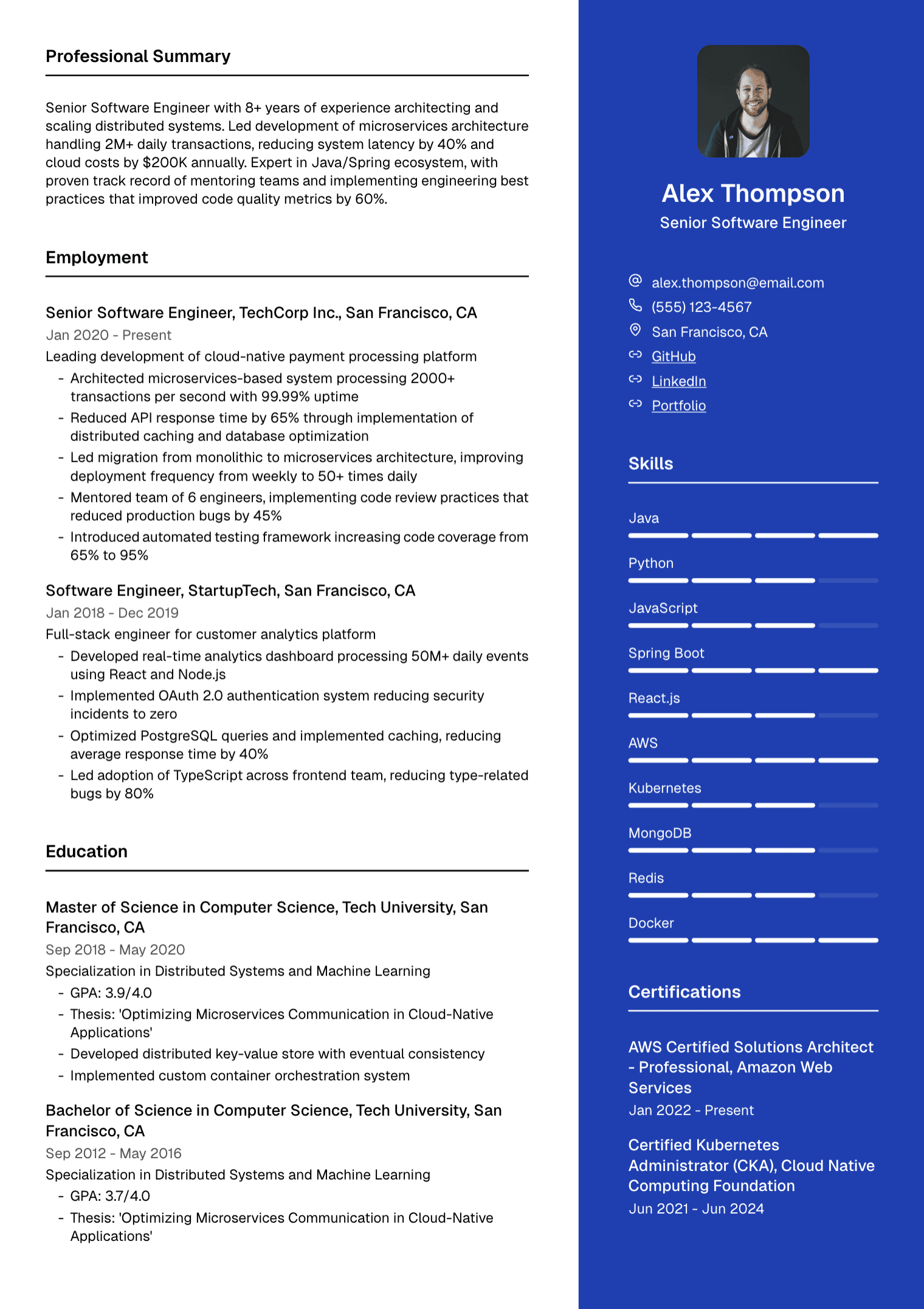 Resume Example