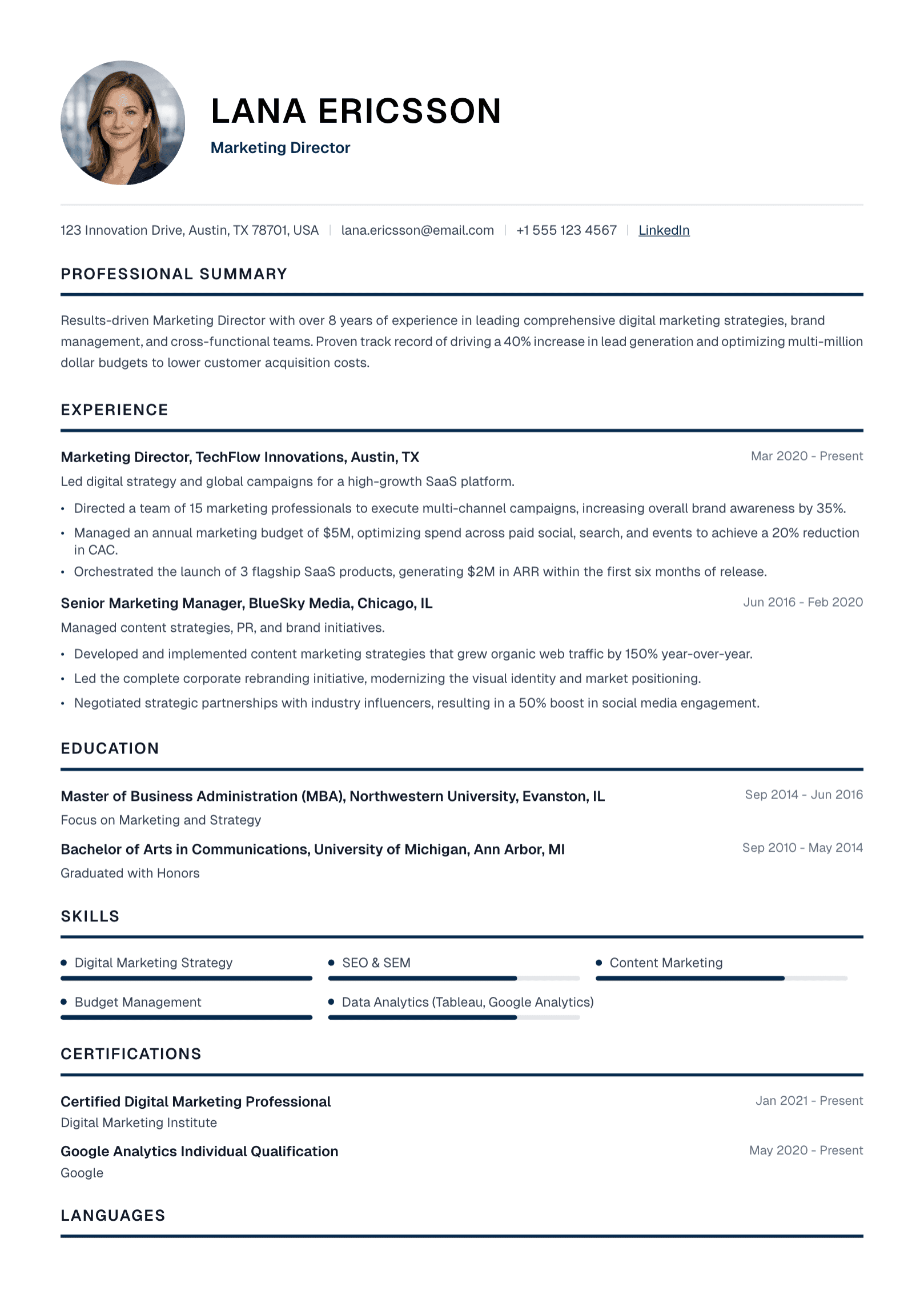 Strata template example
