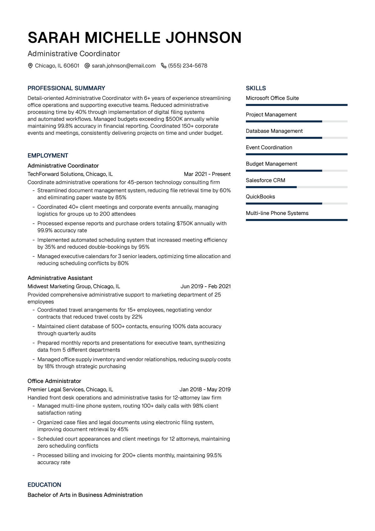 Administrative Coordinator