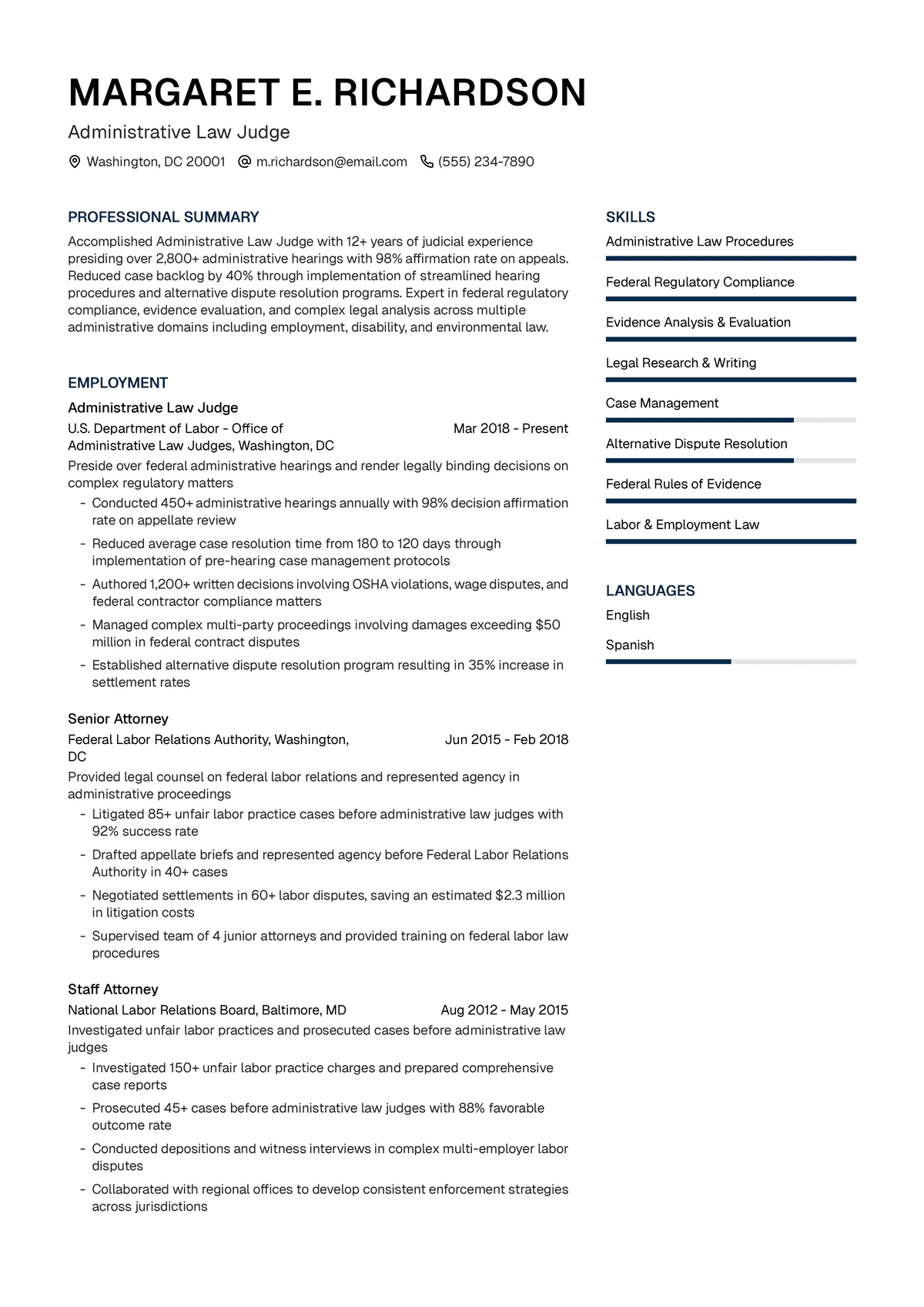 Administrative Law Judge