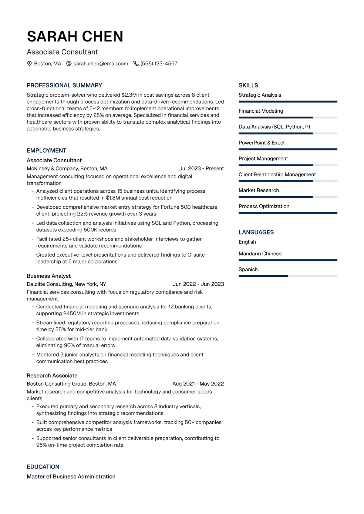 Associate Consultant