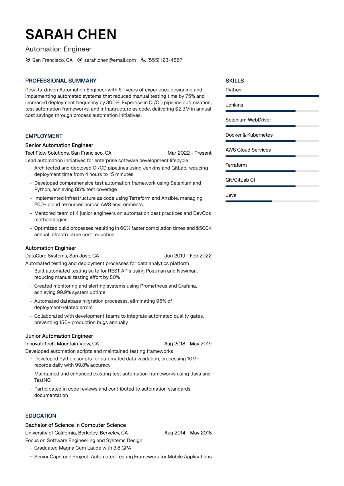 Automation Engineer