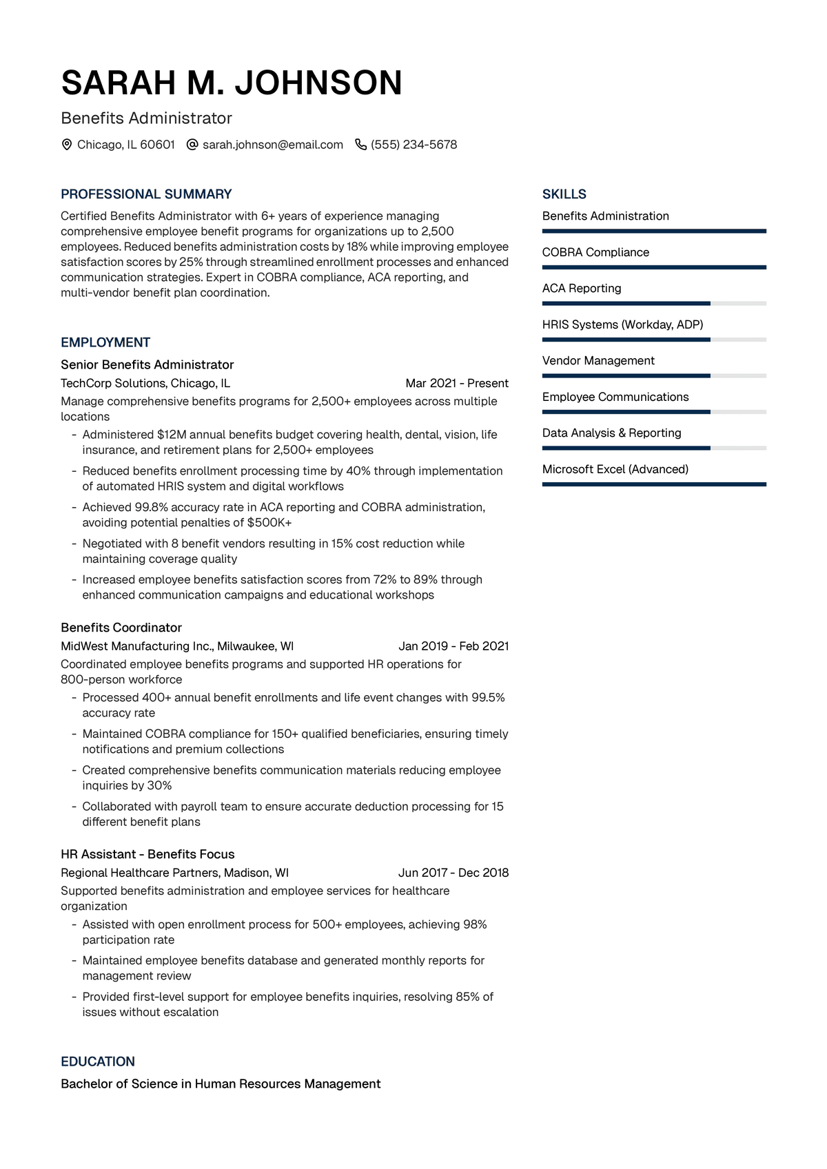 Benefits Administrator