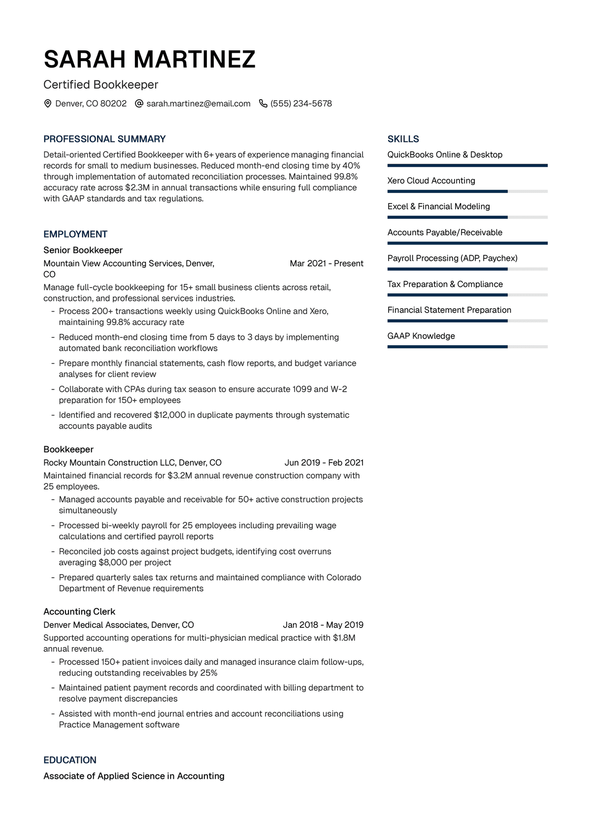 Bookkeeper