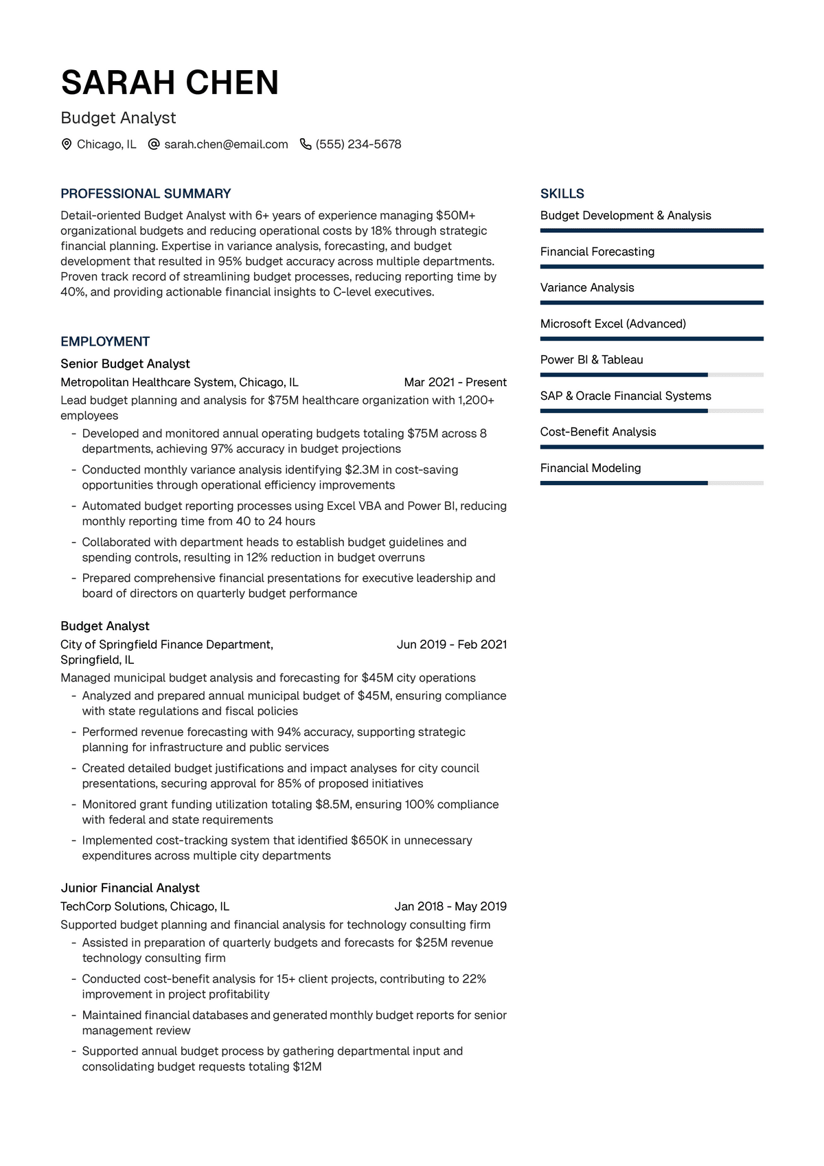 Budget Analyst