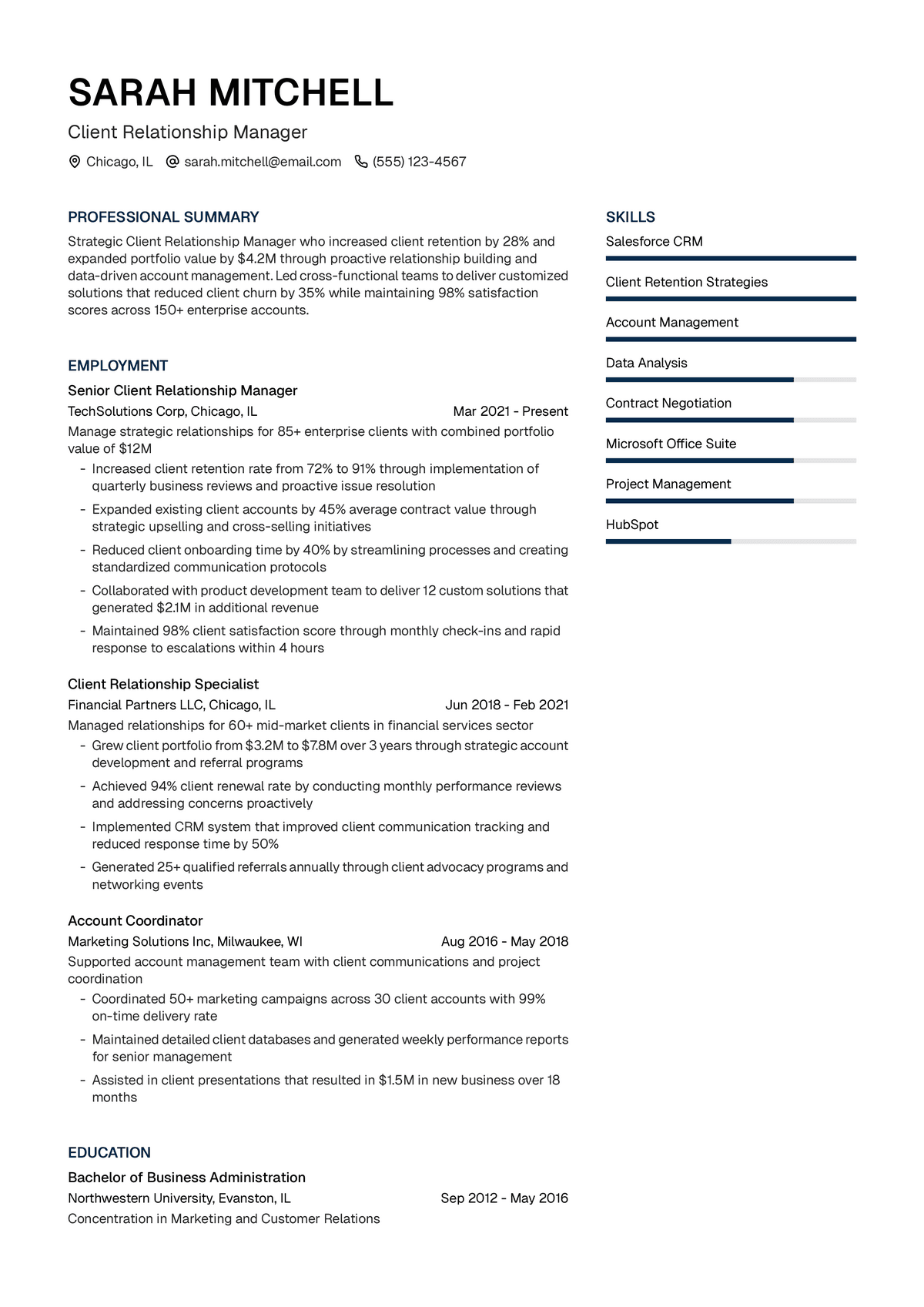 Client Relationship Manager