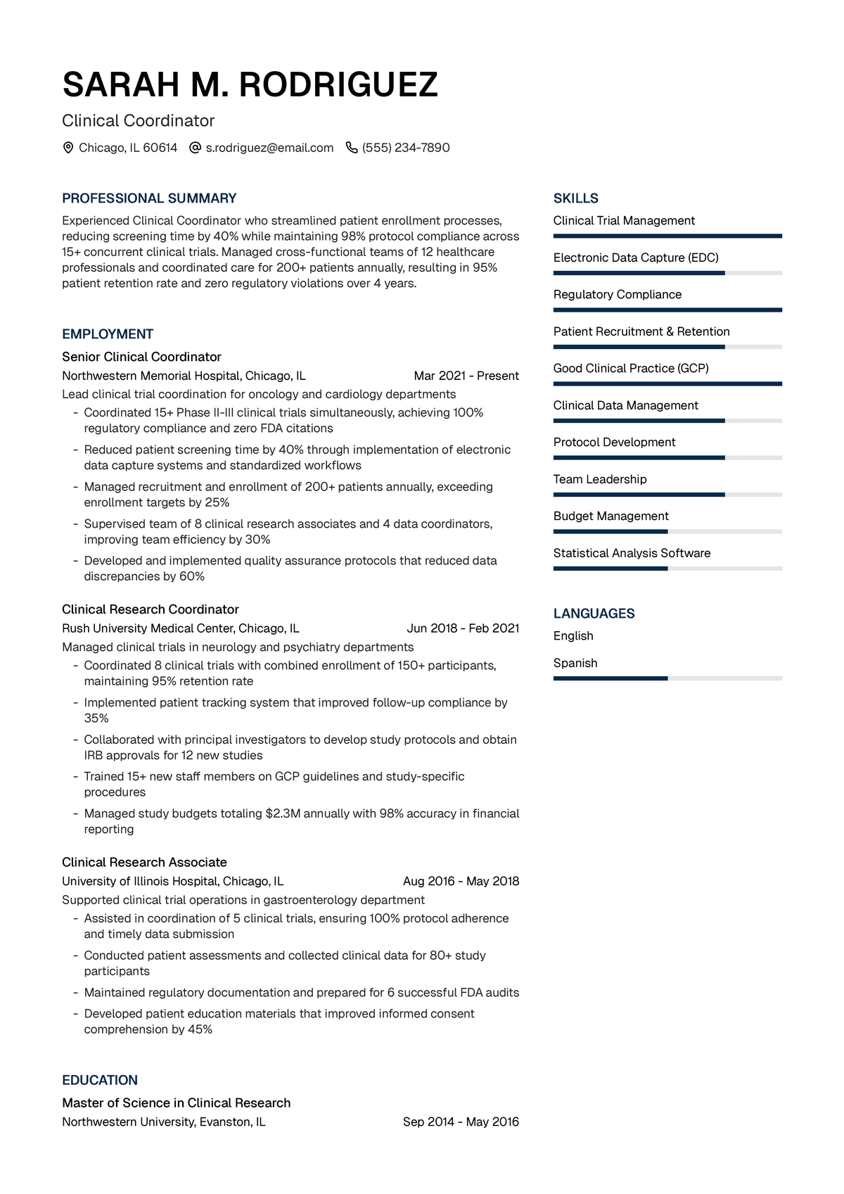 Clinical Coordinator