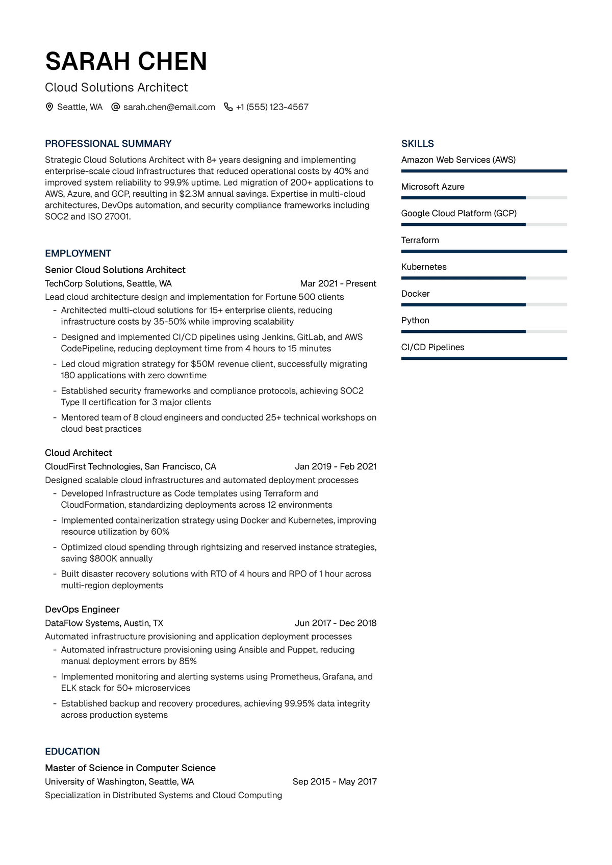 Cloud Solutions Architect