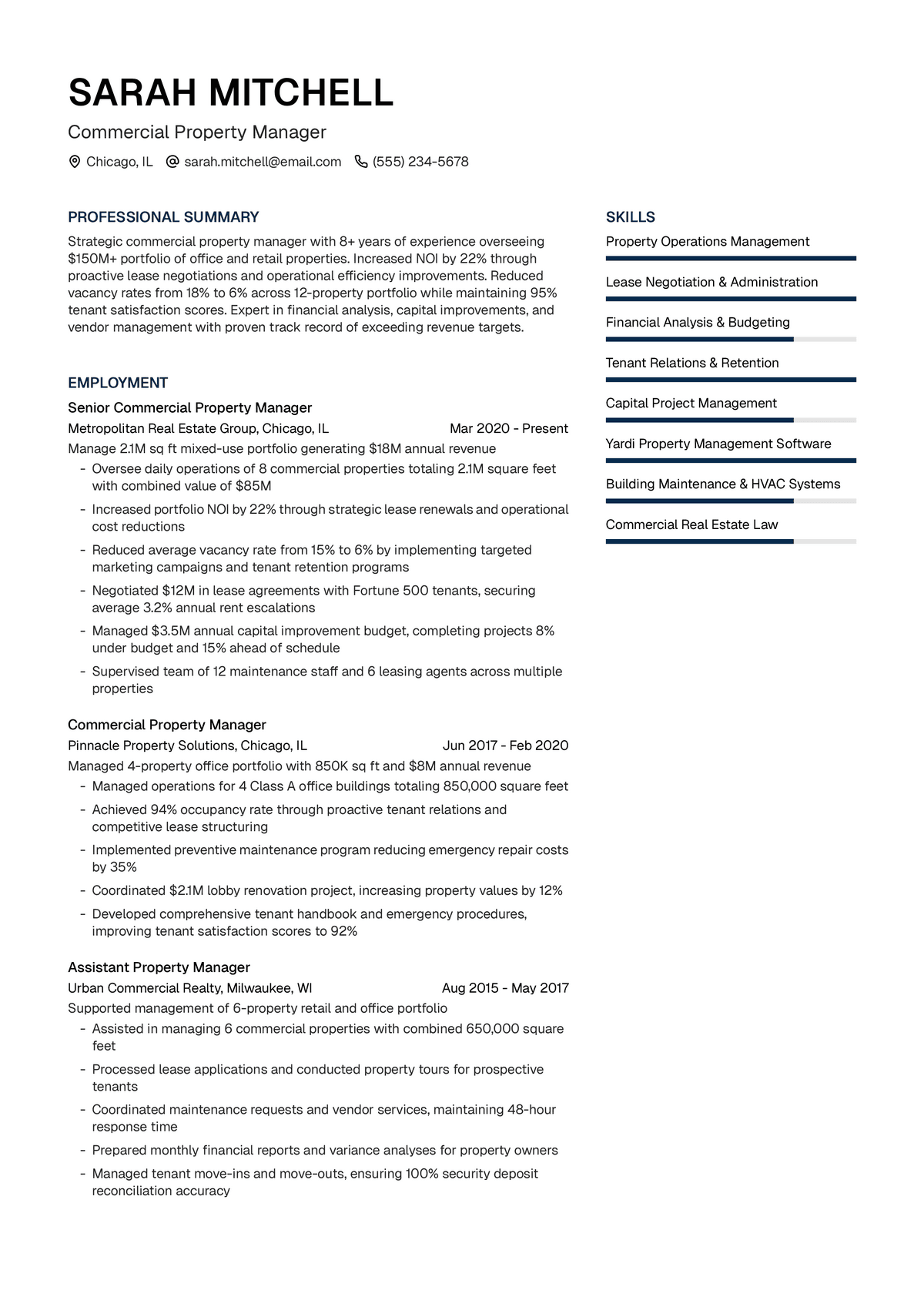 Commercial Property Manager