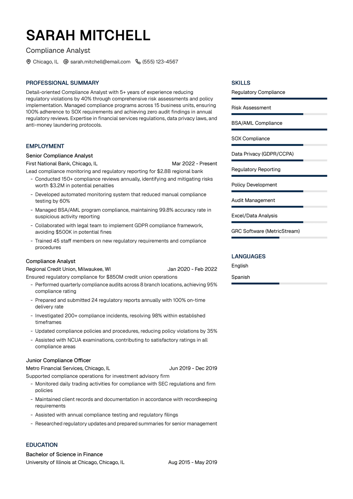 Compliance Analyst