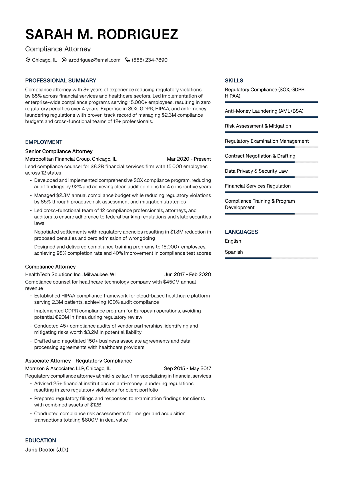 Compliance Attorney