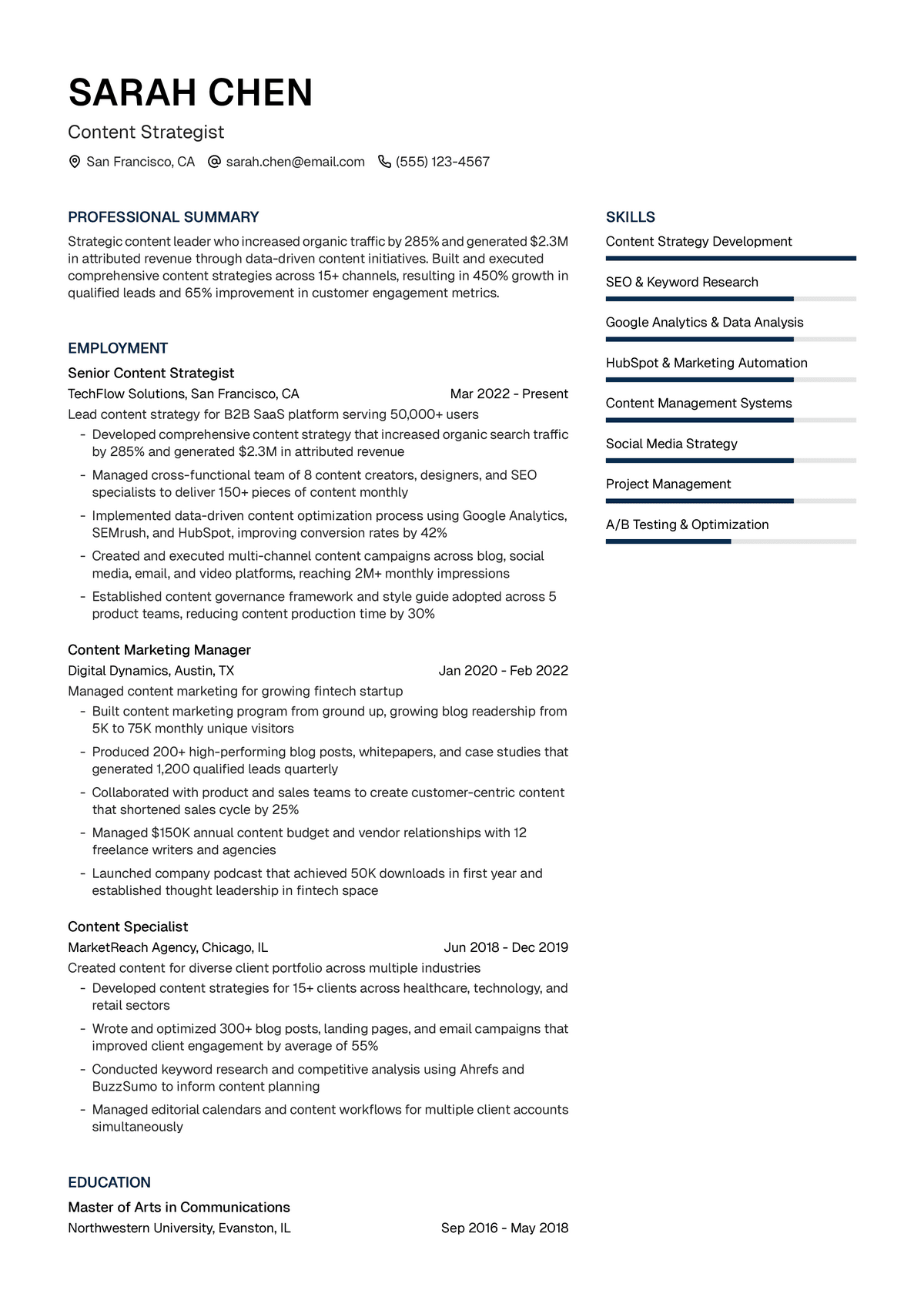 Content Strategist