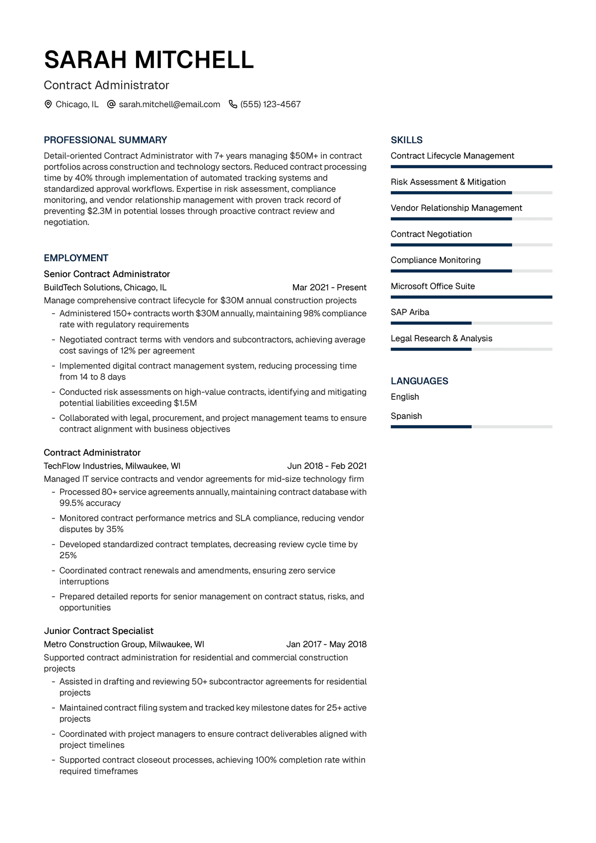 Contract Administrator