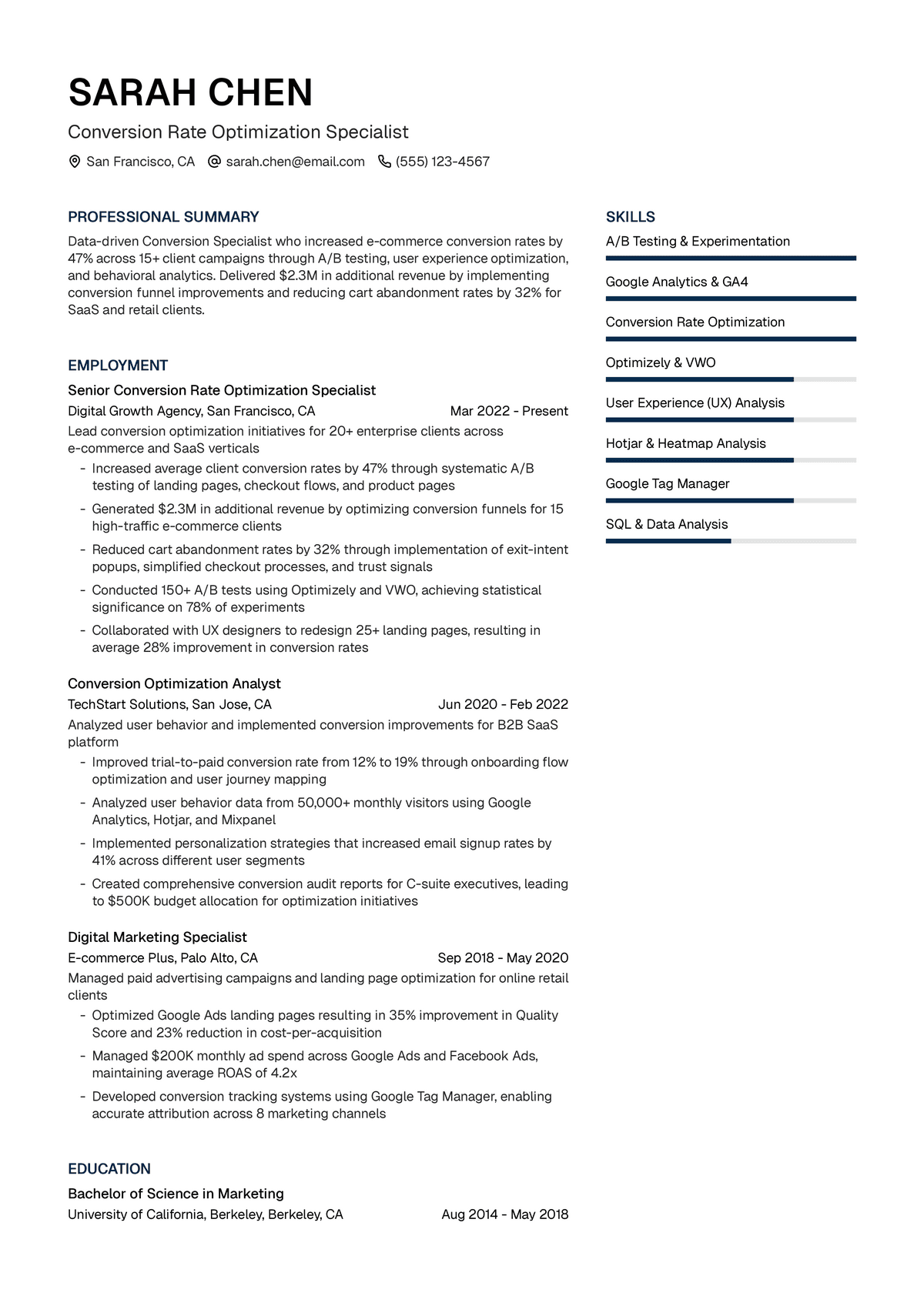 Conversion Specialist