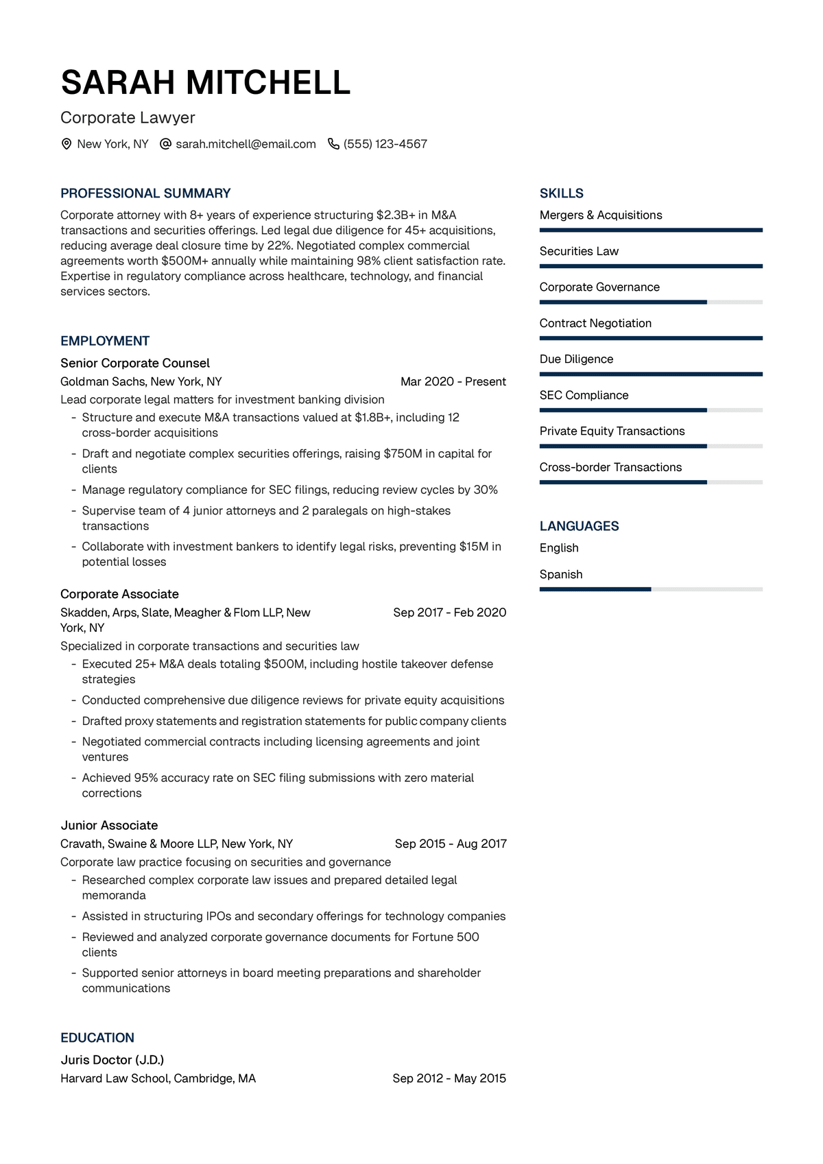Corporate Lawyer