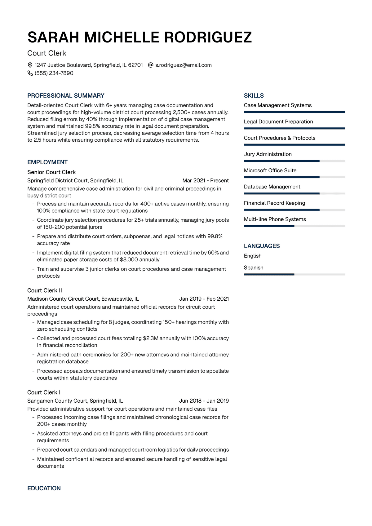 Court Clerk