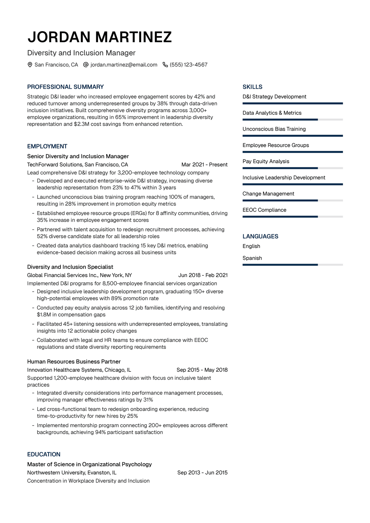 Diversity and Inclusion Manager