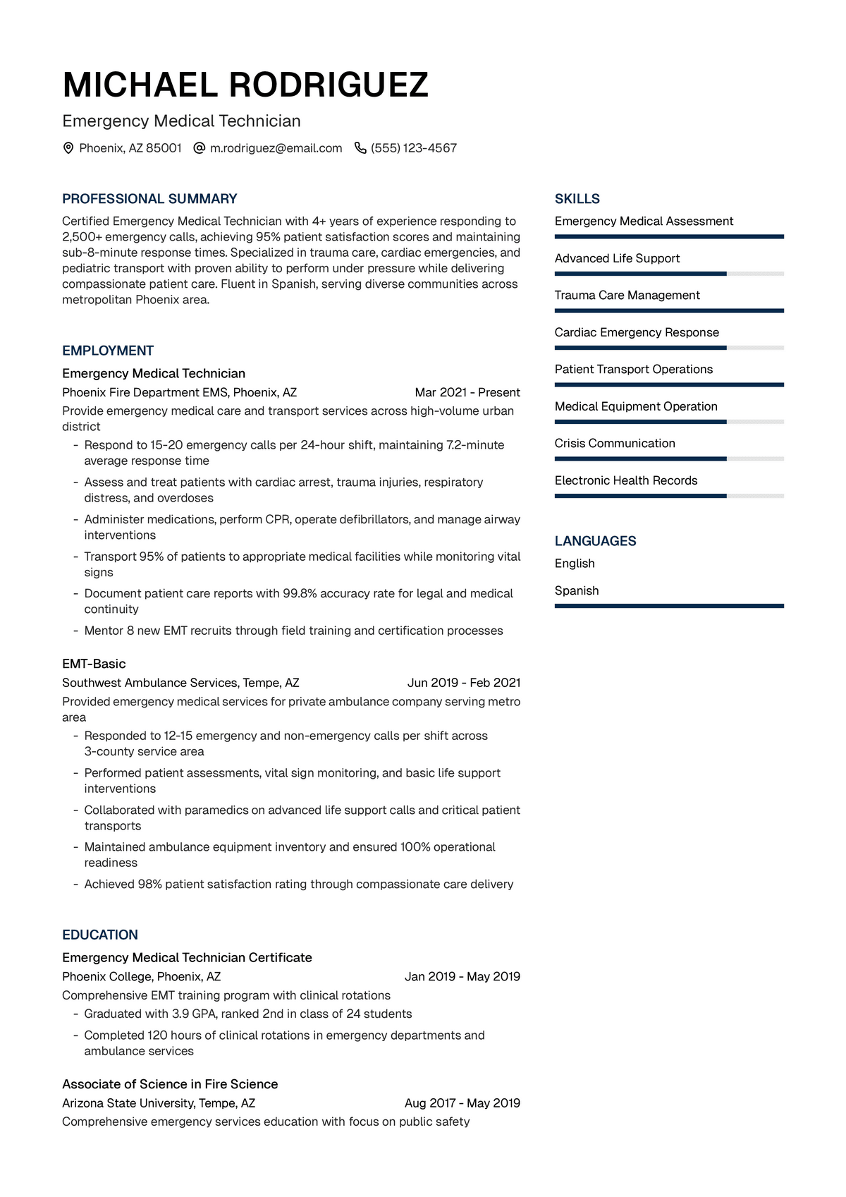 Emergency Medical Technician