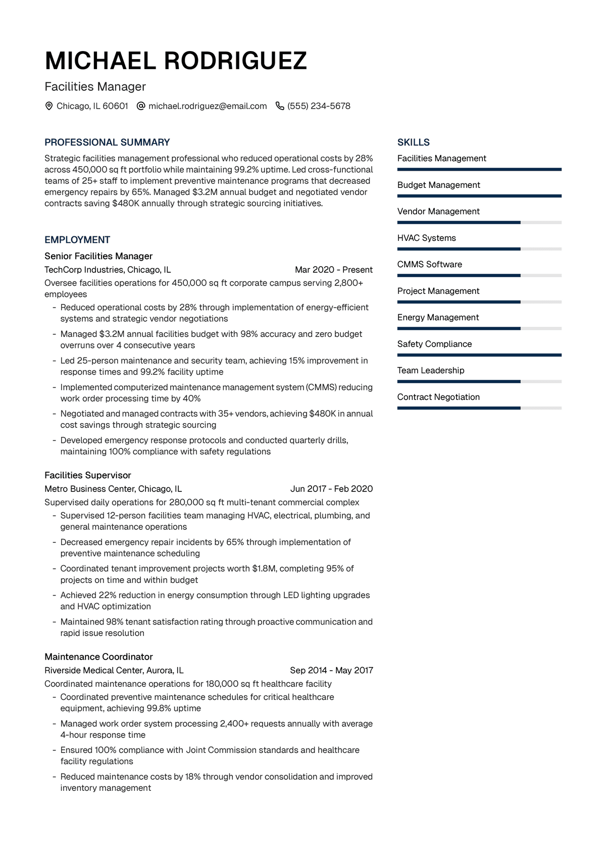 Facilities Manager