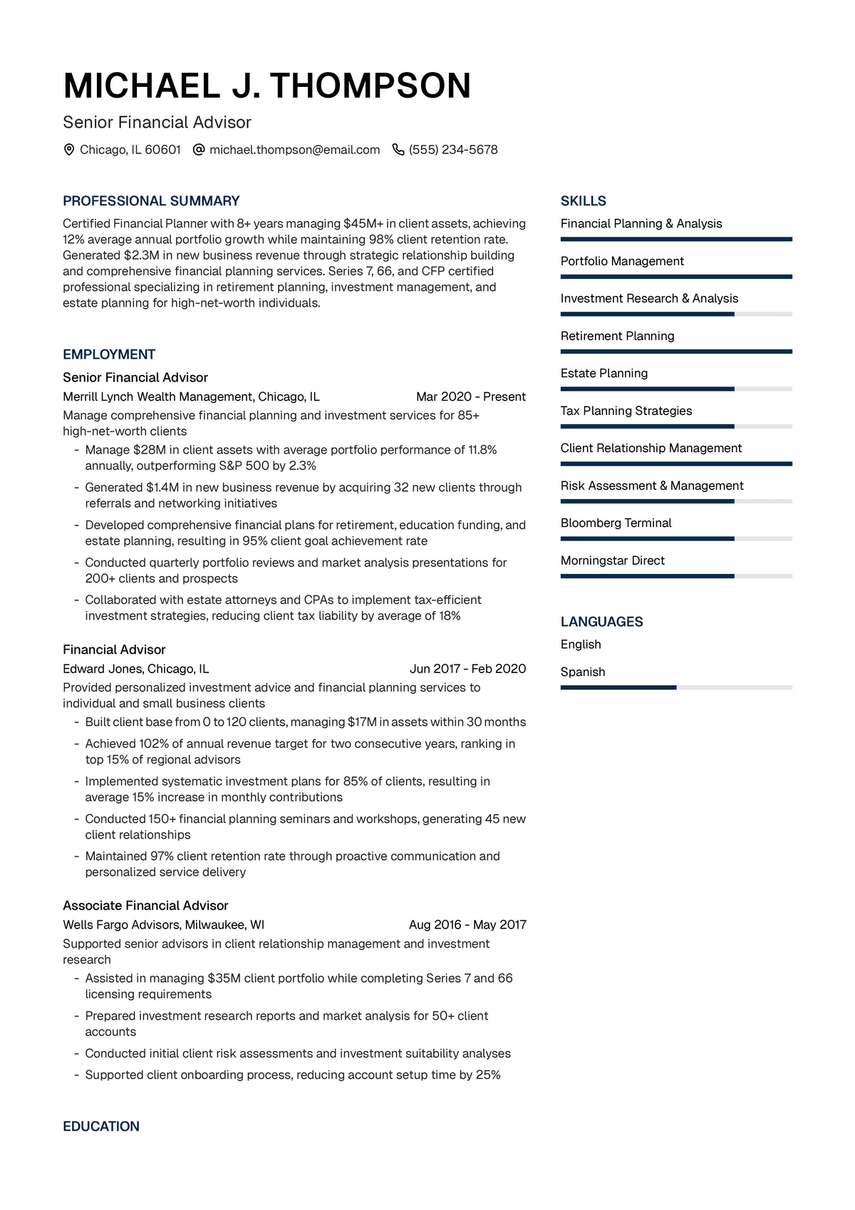 Financial Advisor