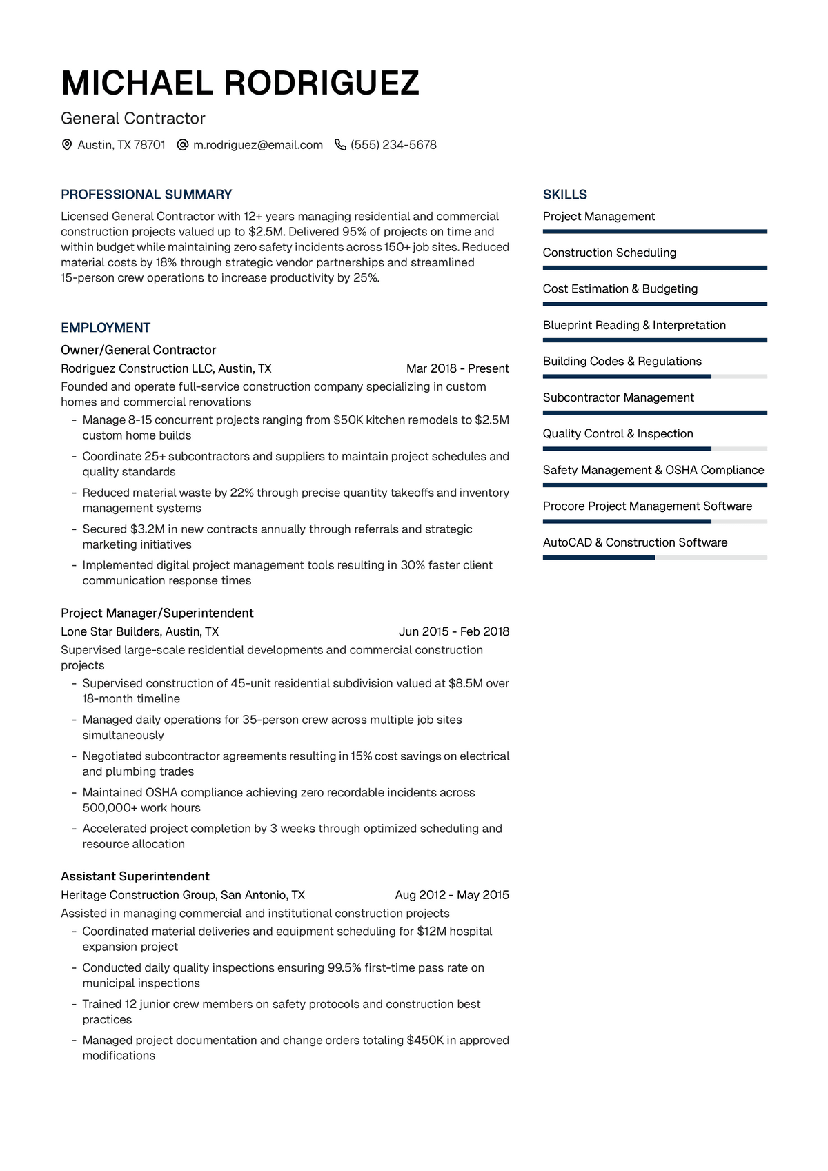 General Contractor