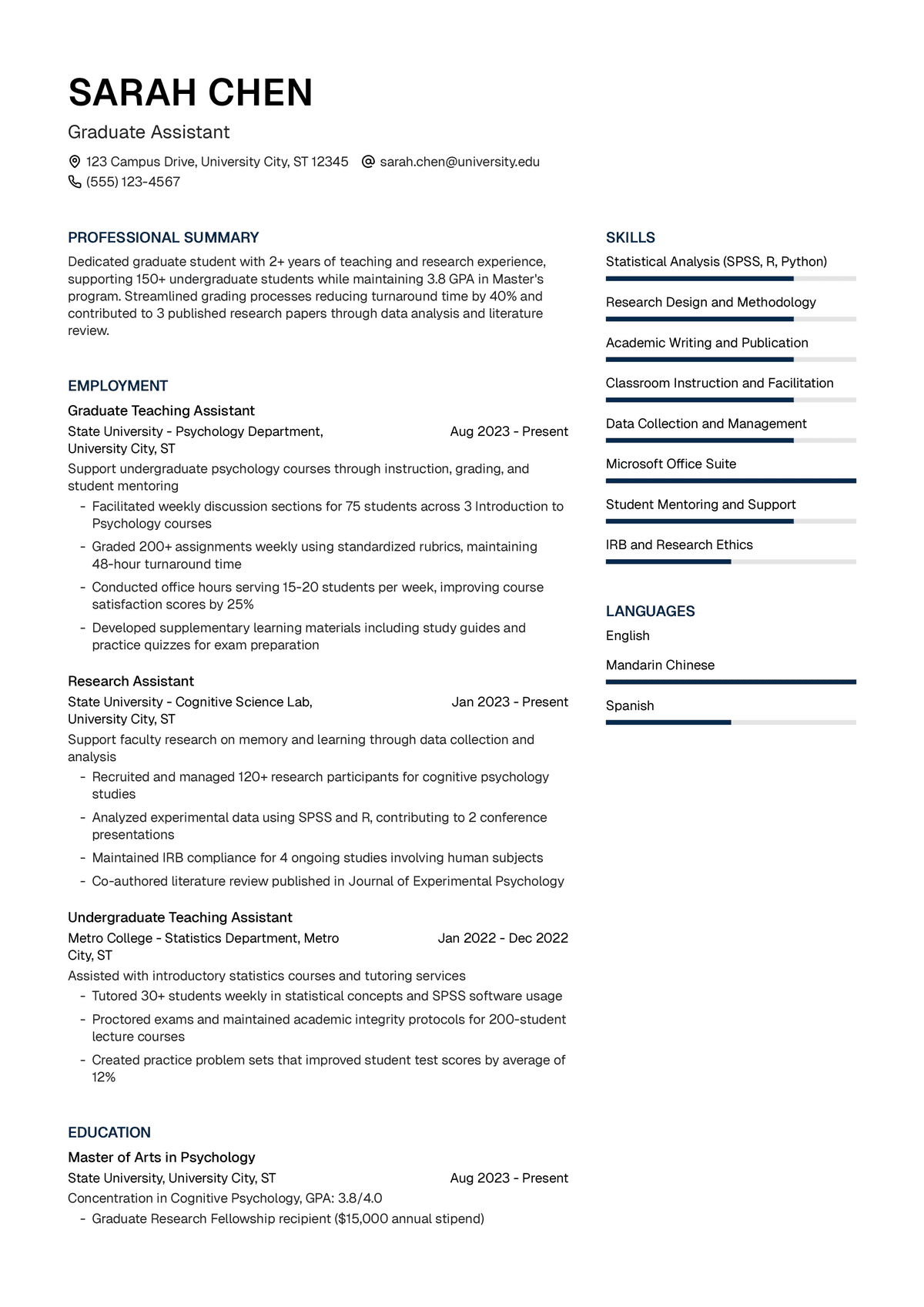 Graduate Assistant