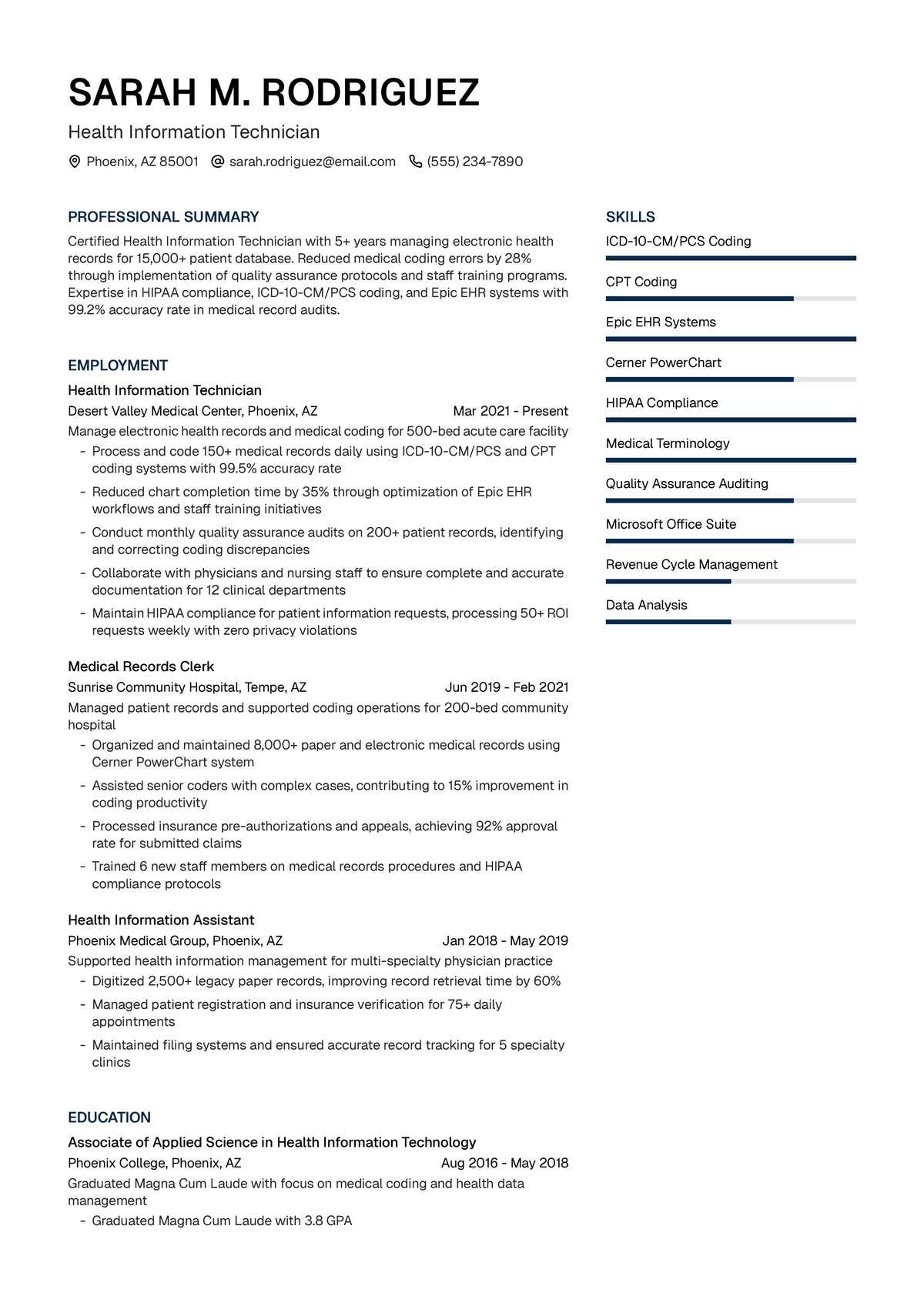 Health Information Technician