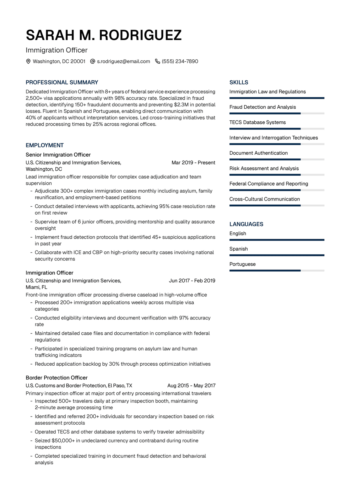 Immigration Officer
