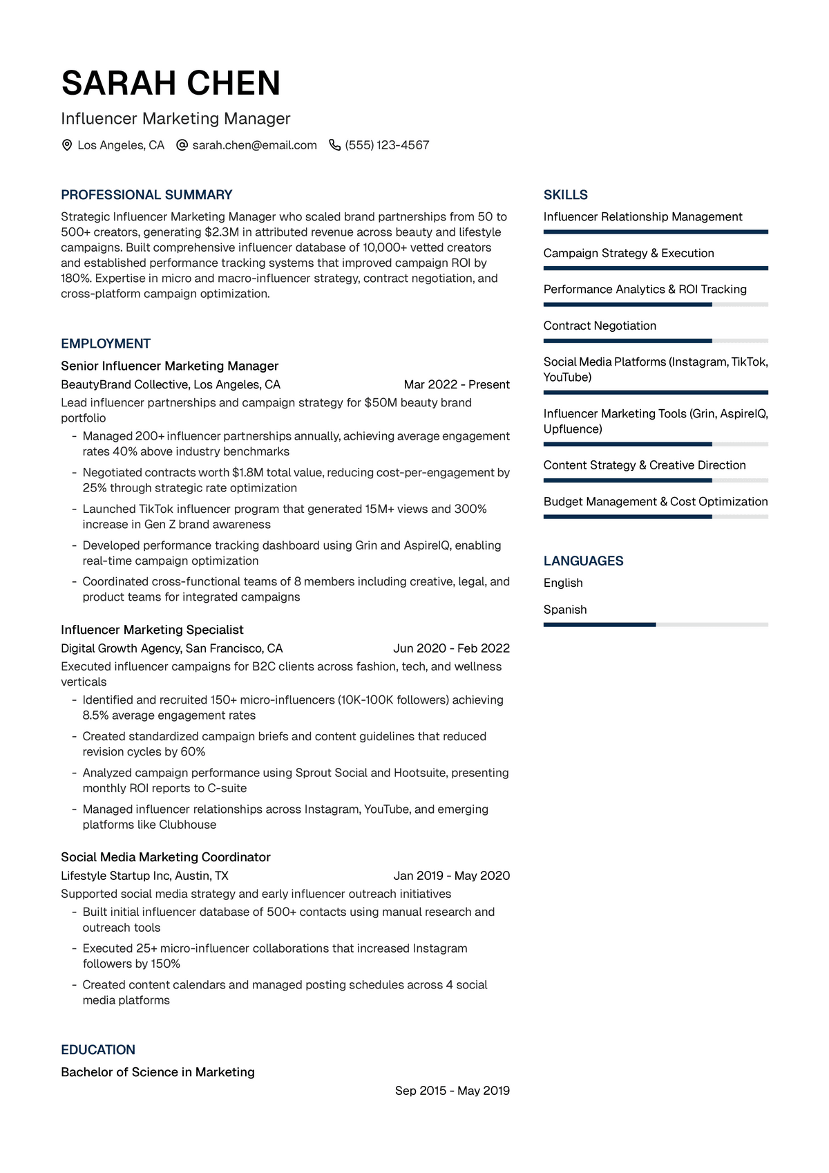 Influencer Marketing Manager