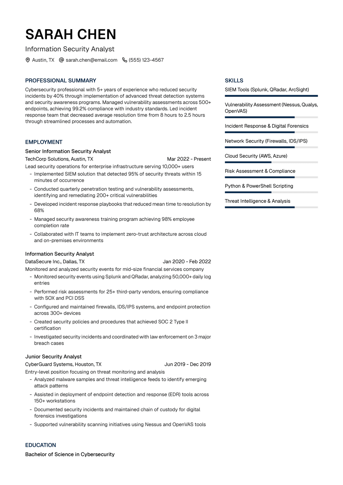 Information Security Analyst