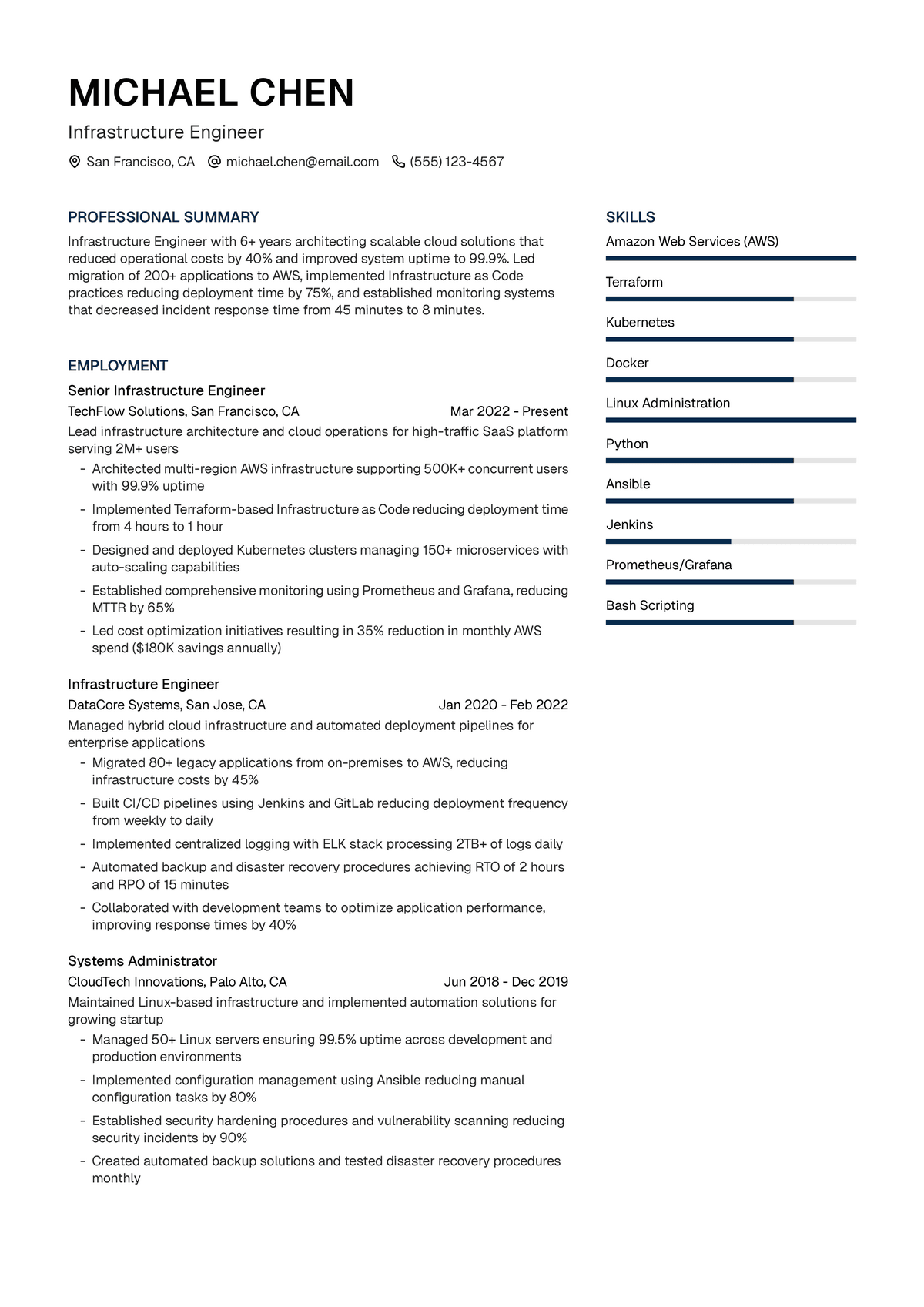 Infrastructure Engineer