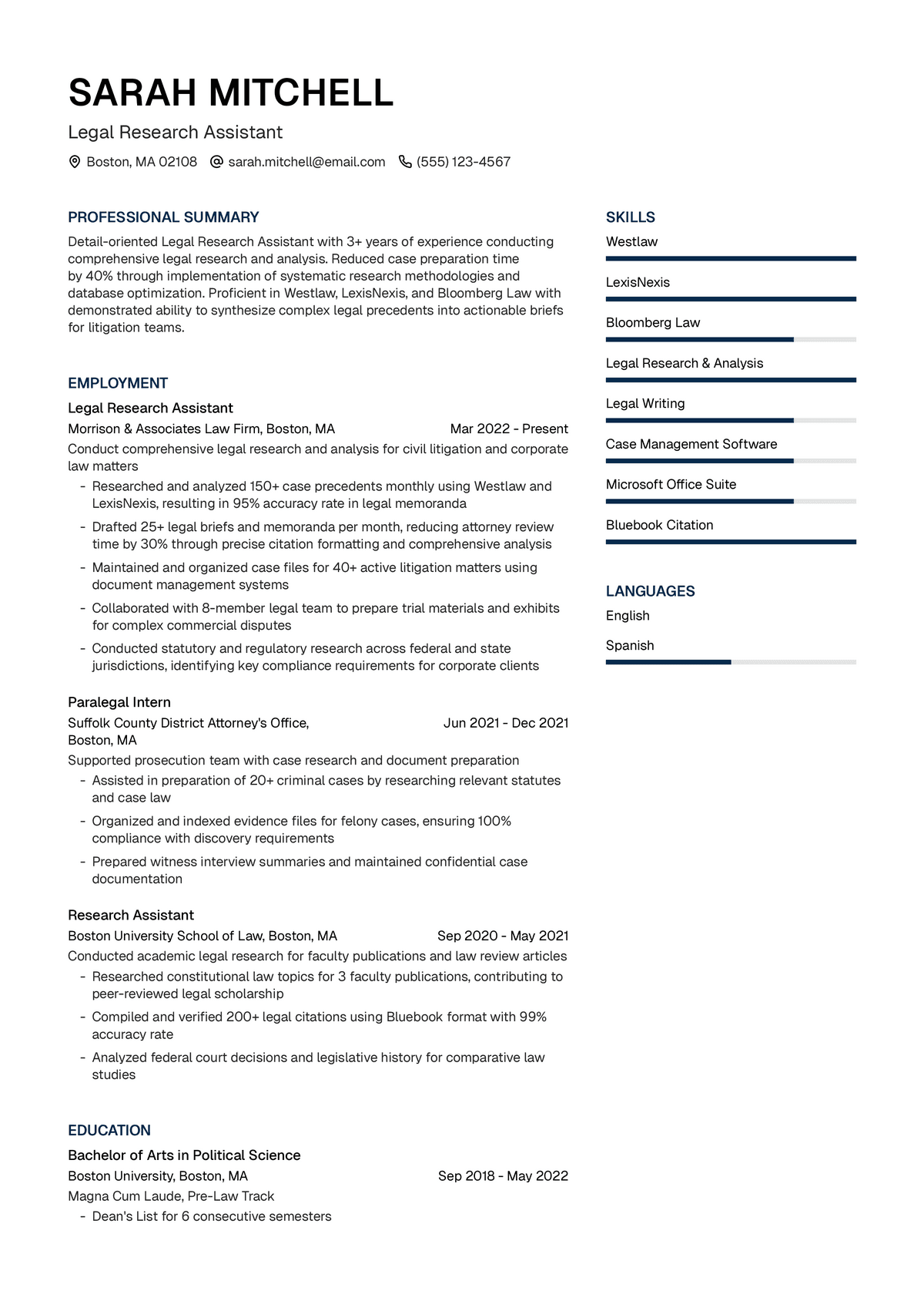 Legal Research Assistant