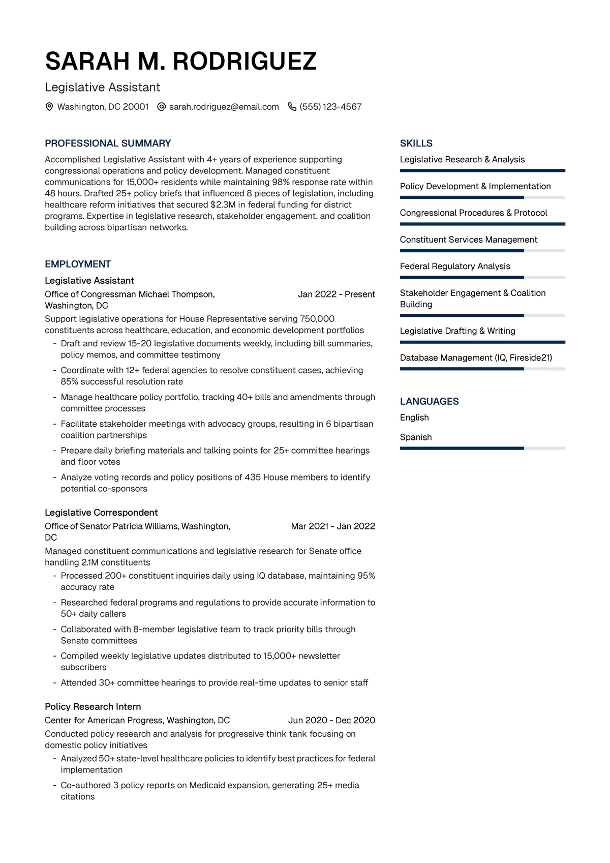 Legislative Assistant