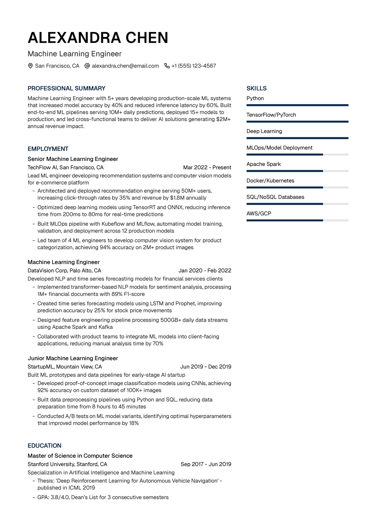 Machine Learning Engineer