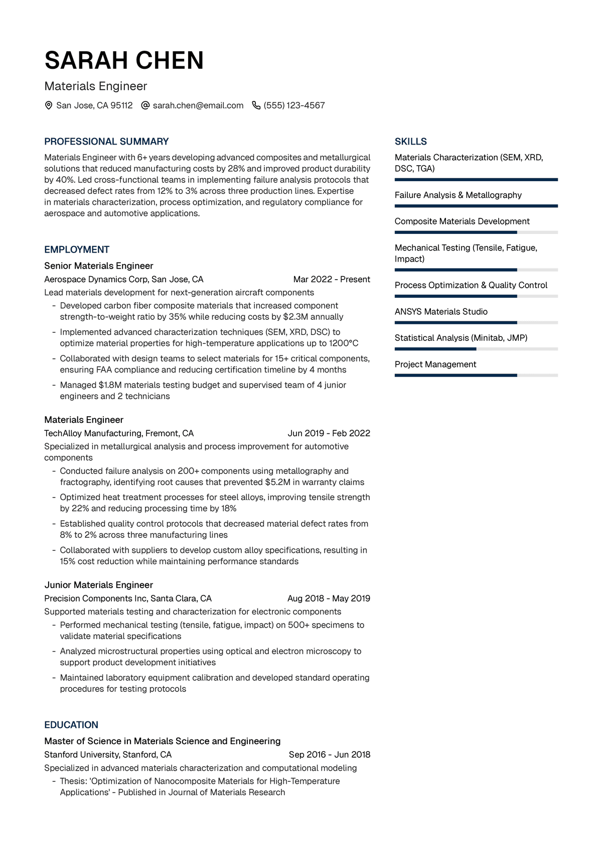 Materials Engineer
