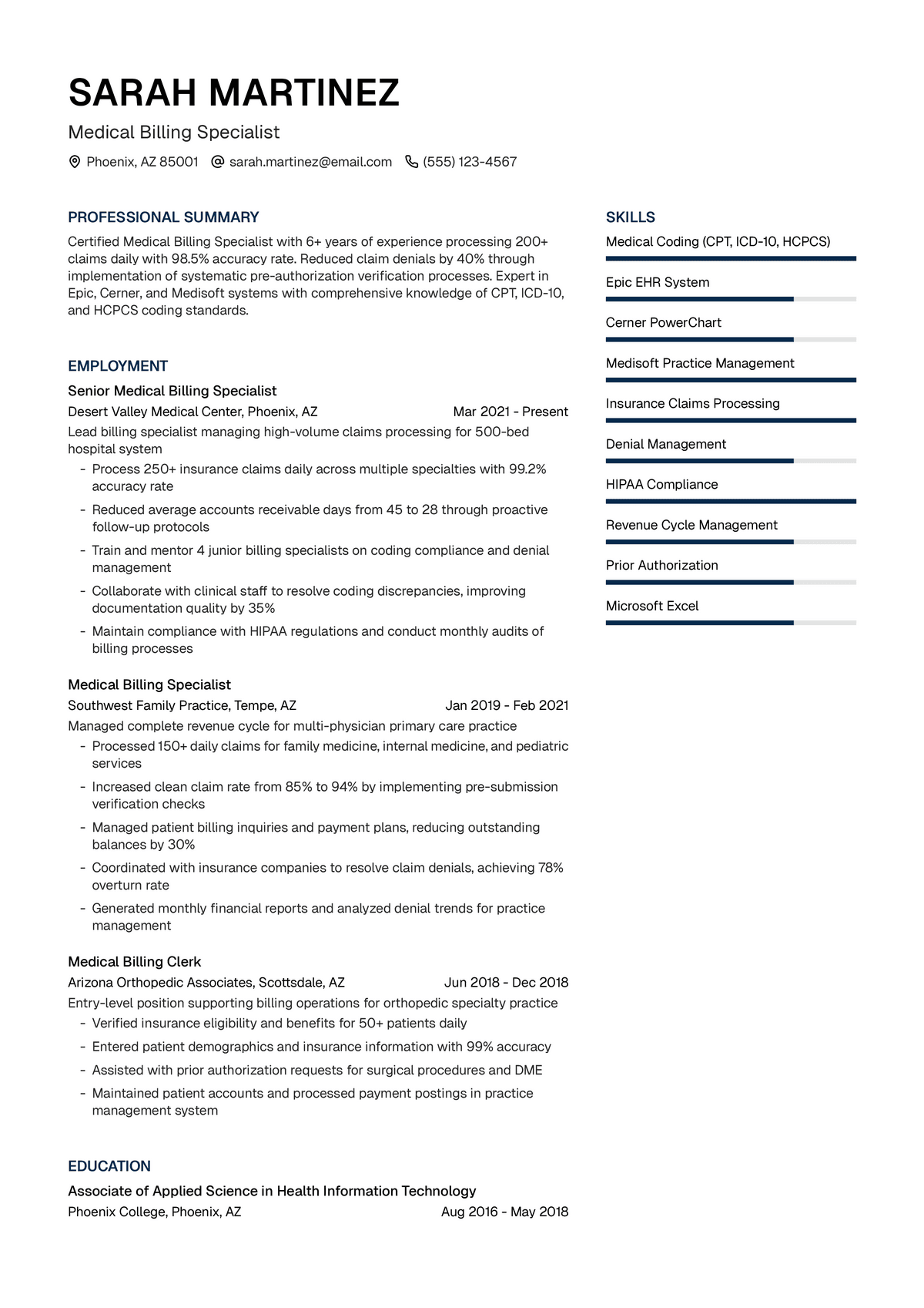 Medical Billing Specialist