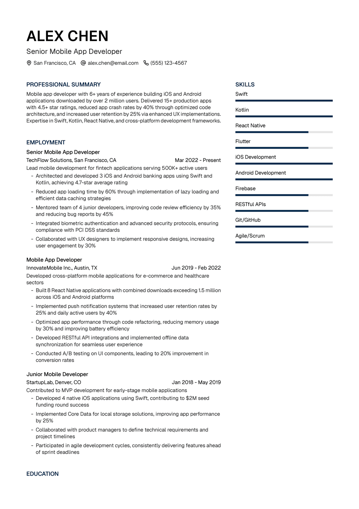 Mobile App Developer
