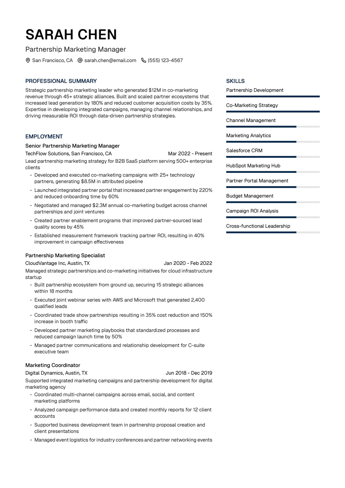 Partnership Marketing Manager