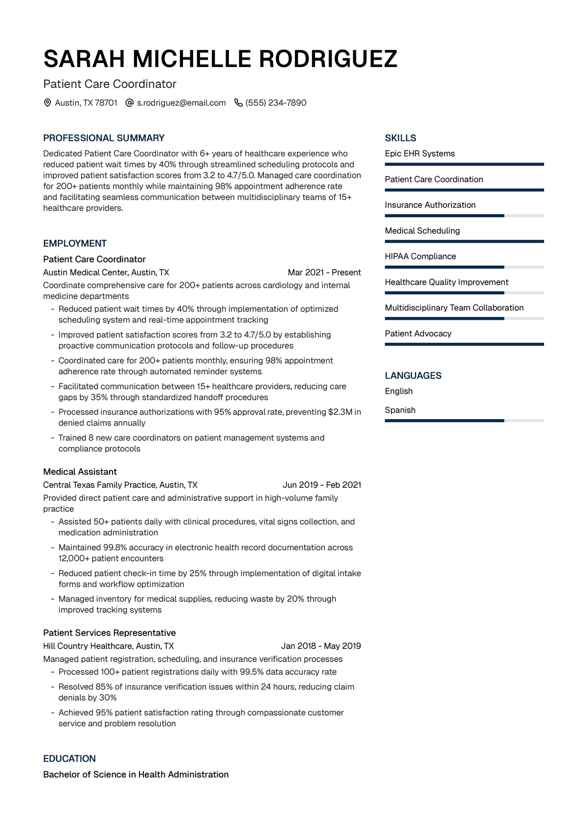 Patient Care Coordinator