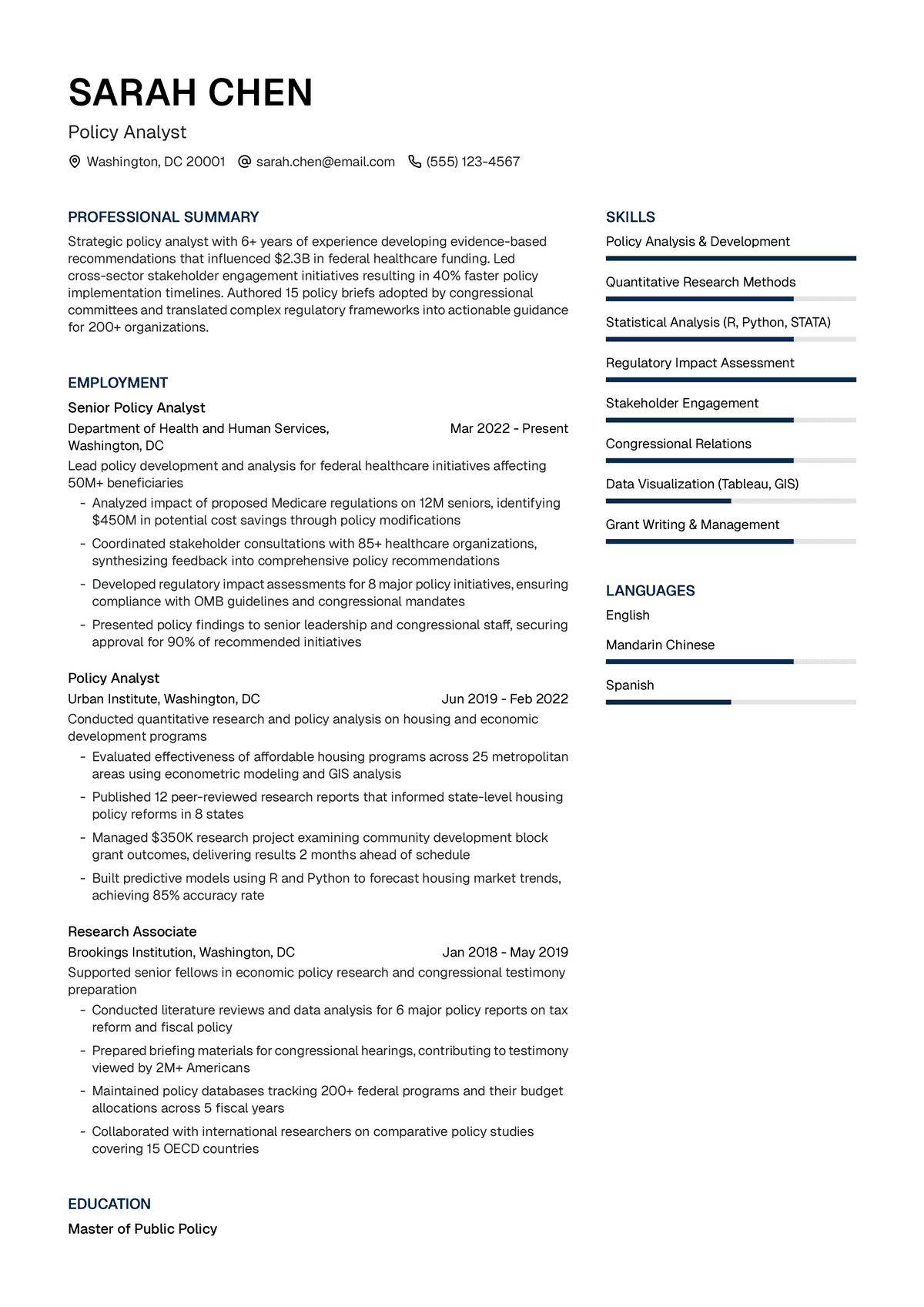 Policy Analyst