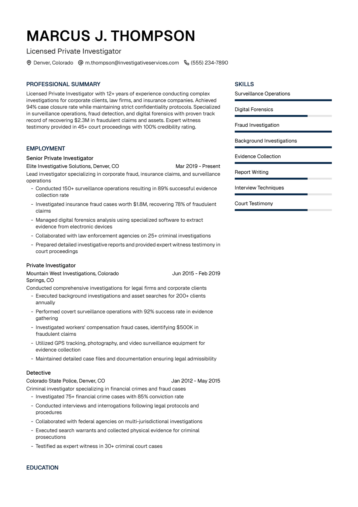 Private Investigator