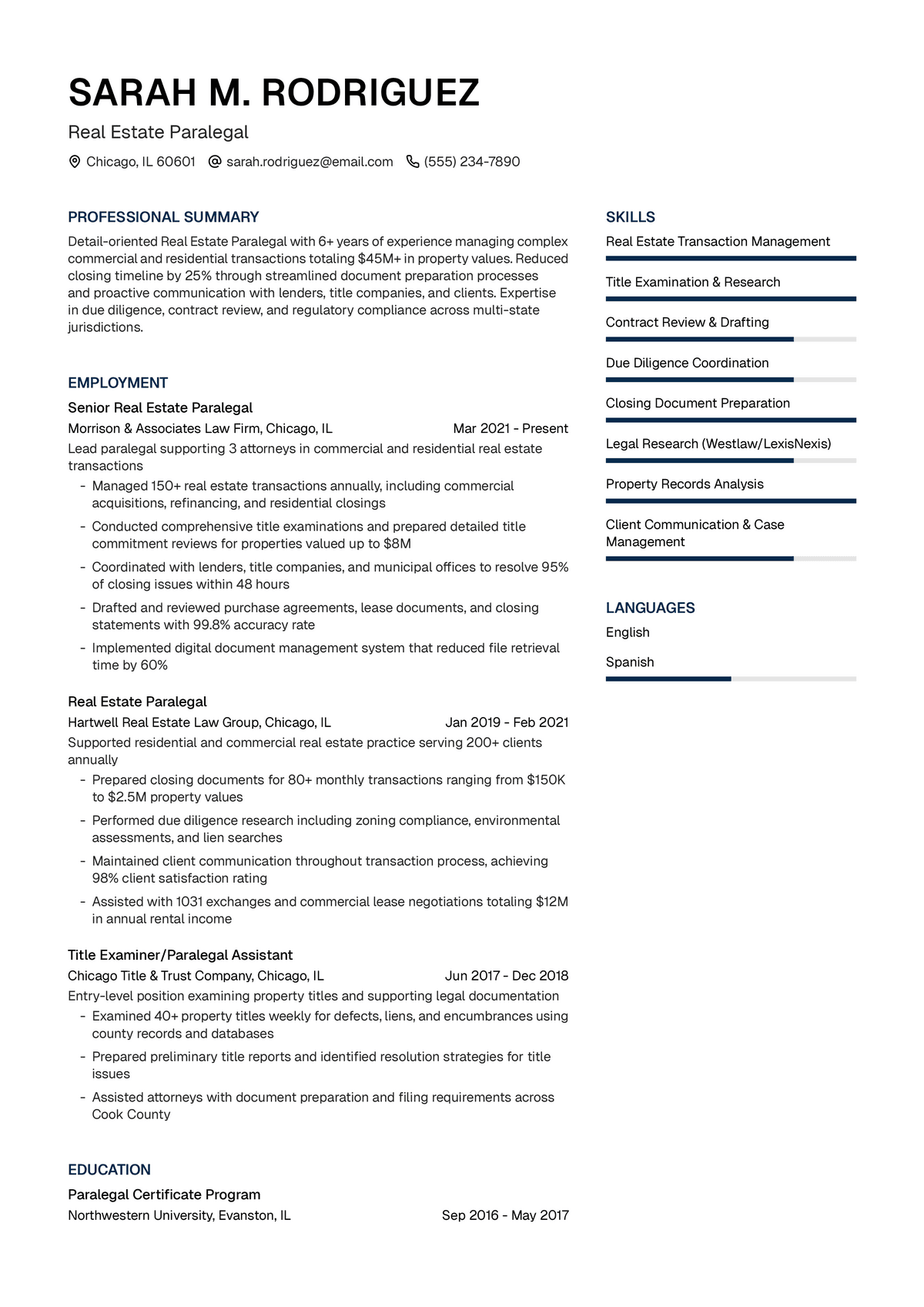Real Estate Paralegal