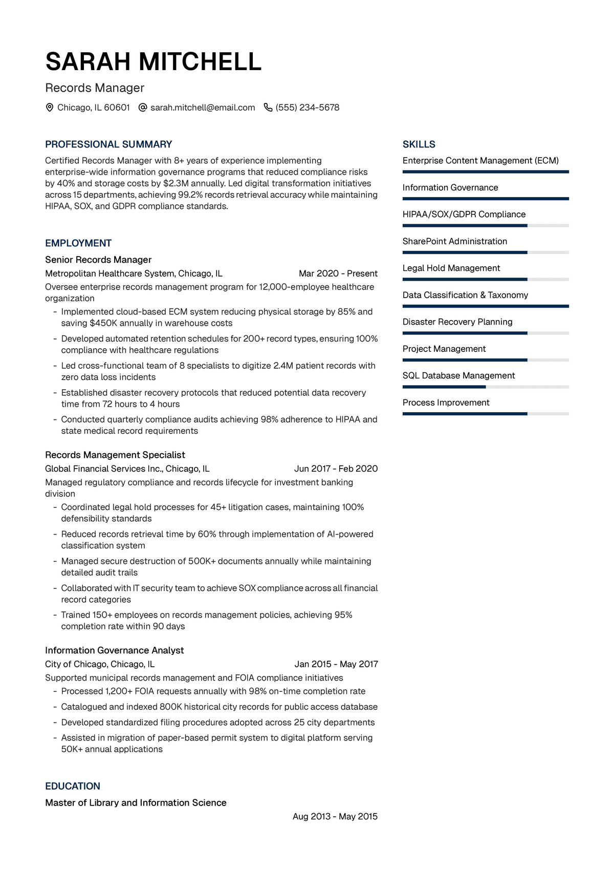 Records Manager
