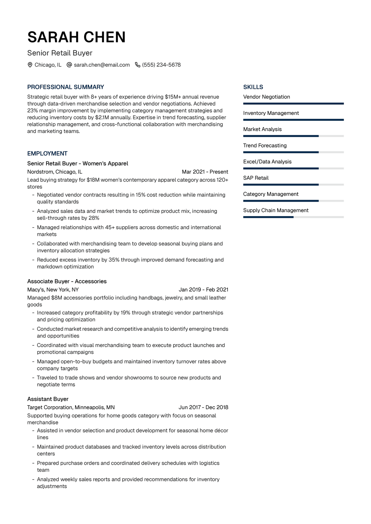 Retail Buyer