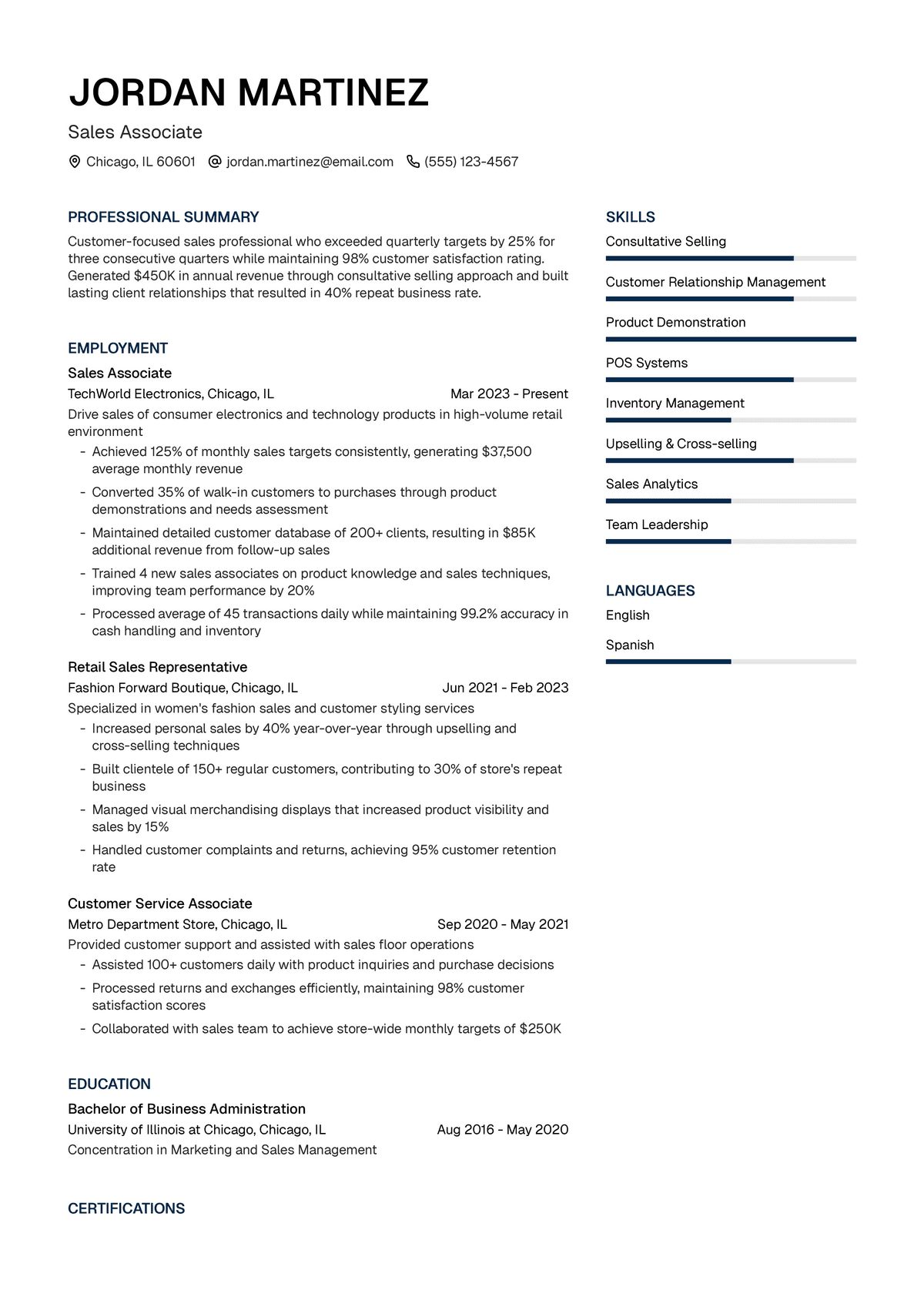 Sales Associate