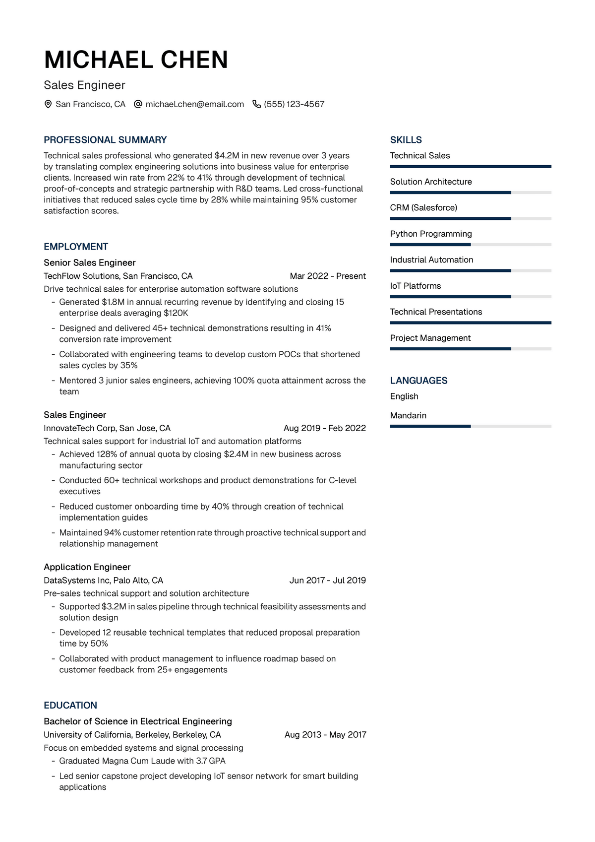 Sales Engineer