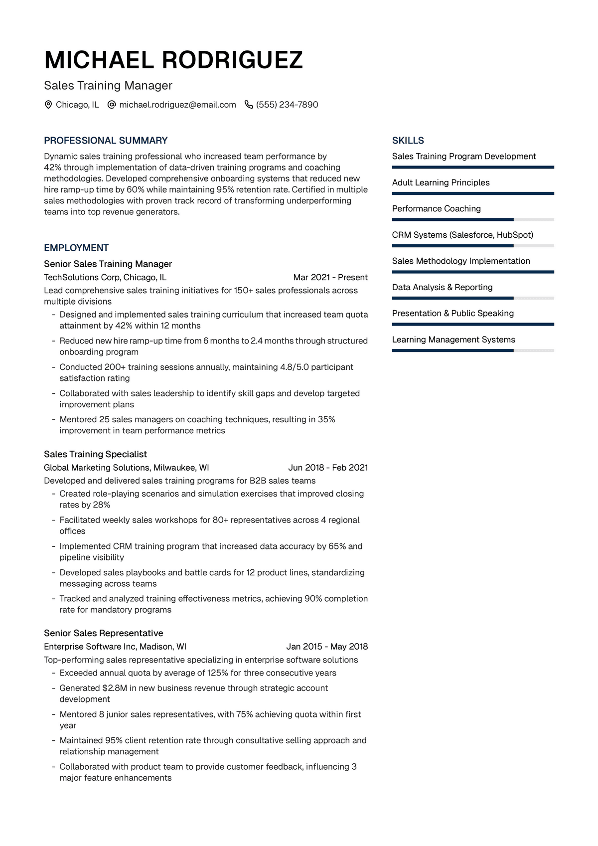 Sales Trainer