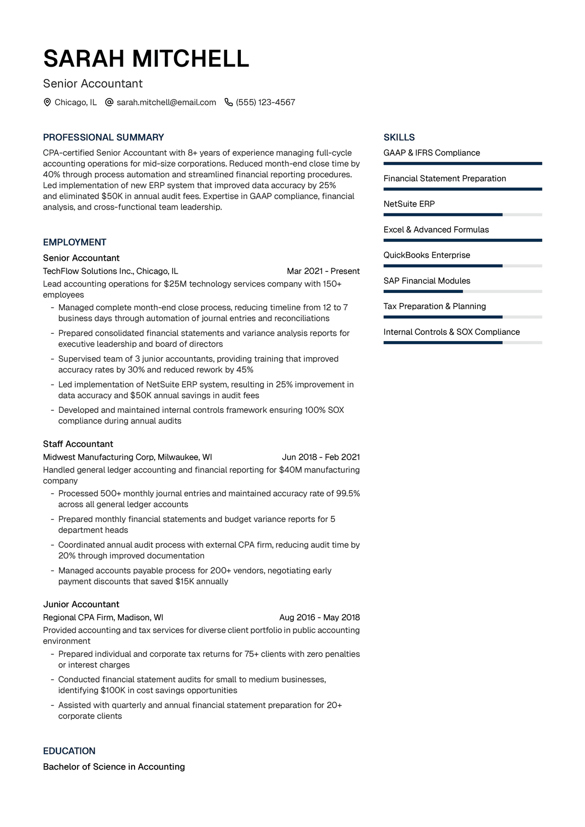 Senior Accountant