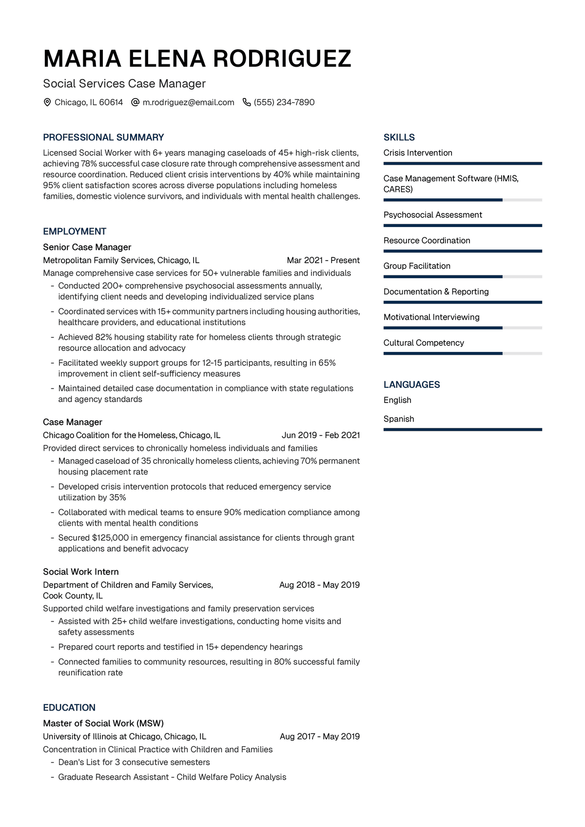 Social Services Case Manager