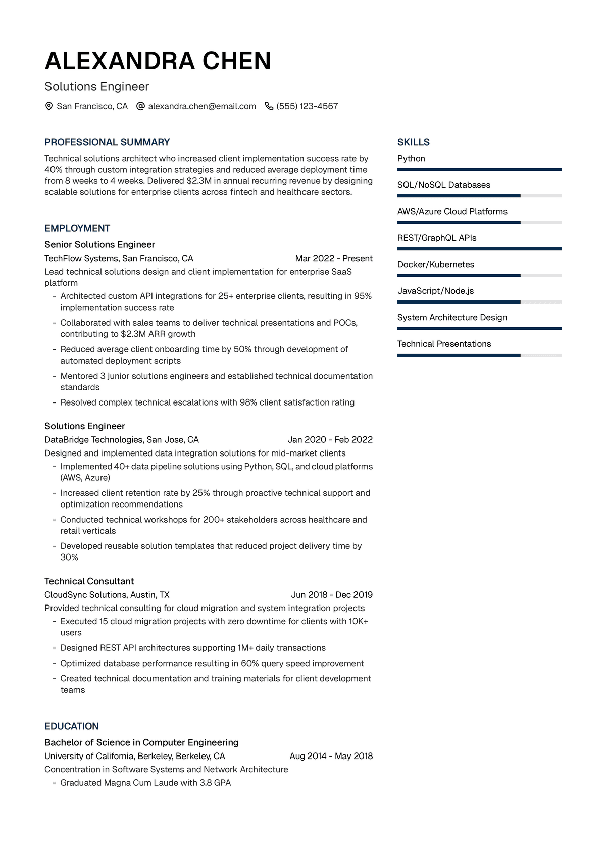 Solutions Engineer